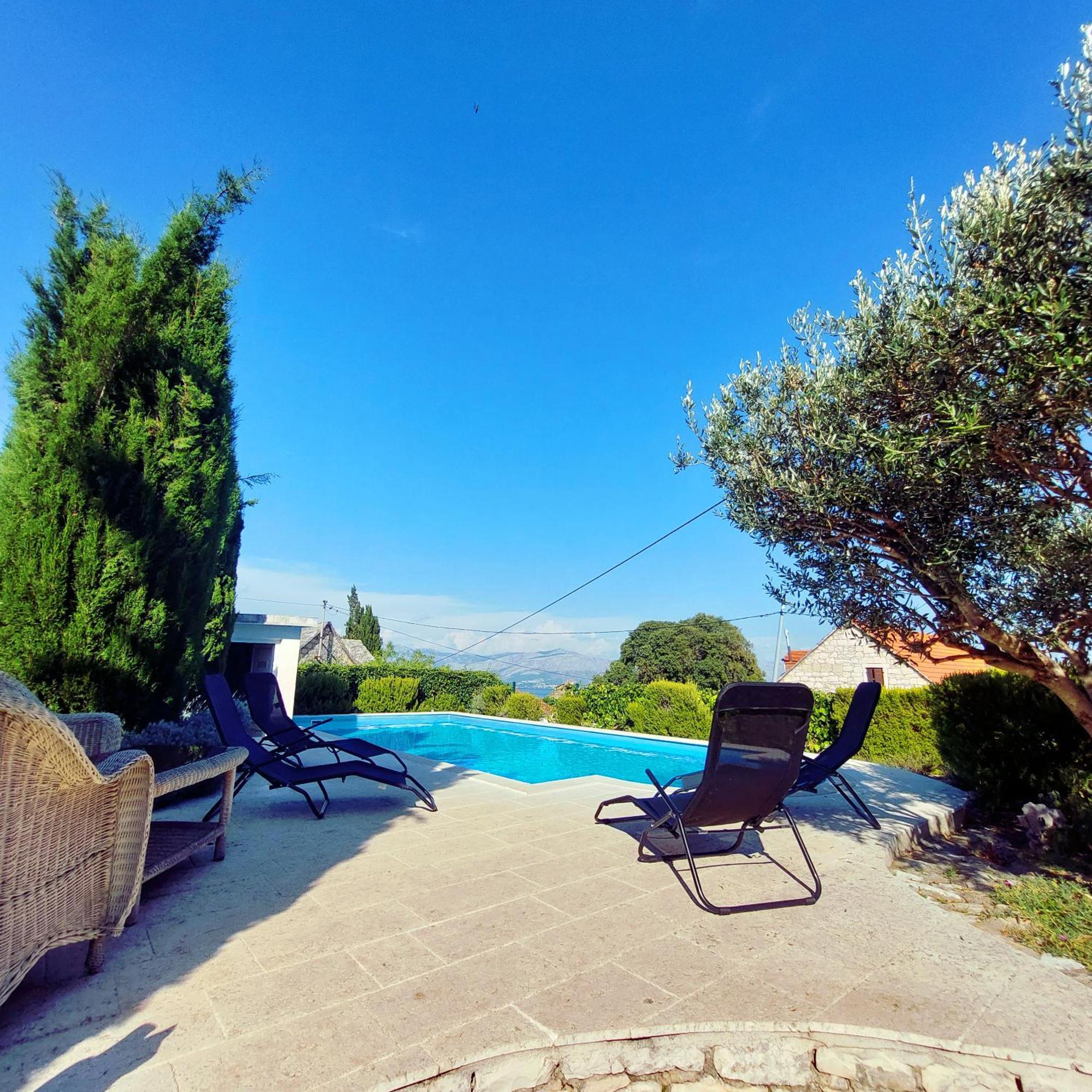 Charming Villa Nika With The Pool スペタル エクステリア 写真